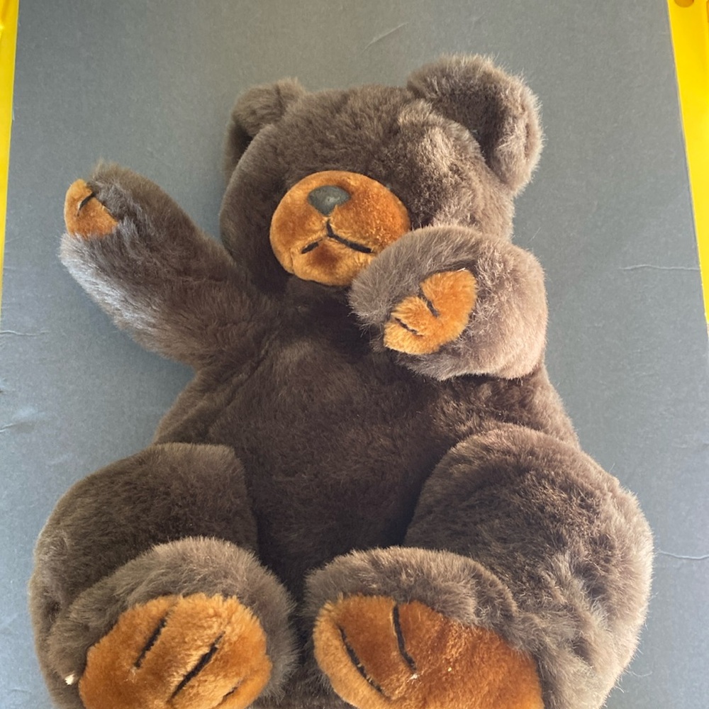 1982 Begging Bear 14” vintage